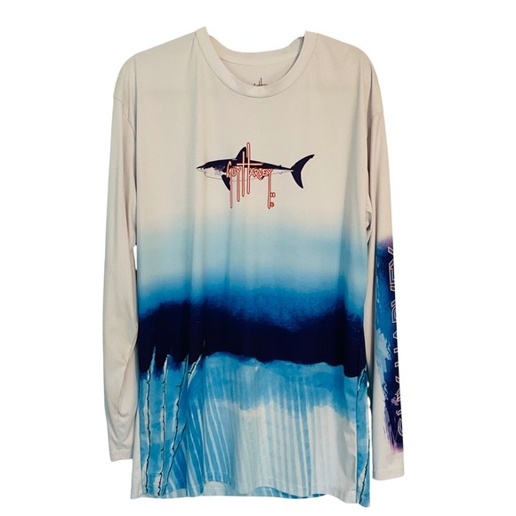 Guy Harvey Other - GUY HARVEY men's shirt XL shark mahi long sleeve fishing performance sun protect